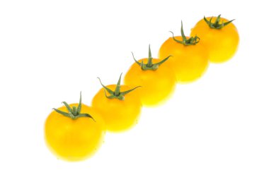 Sarı domates, pişirme için malzemeler