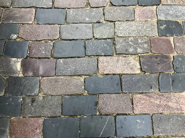Tło, wzór, tekstura kamienna chodnikowa — Zdjęcie stockowe