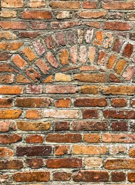古いヴィンテージグランジレンガの壁 — ストック写真