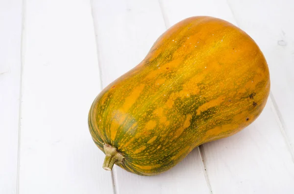 Calabaza Fresca Nuez Moscada Madura Uno Estudio Foto — Foto de Stock