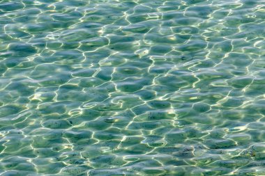 Arka plan. Su. Deniz yanardöner yüzey dokusu.