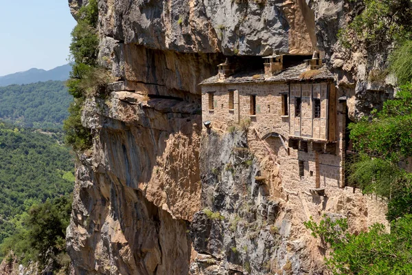 Stone Christian Ortodoxní Svatý Klášter Kipina Tzoumerka Katsanochoria Prefektura Ioannina — Stock fotografie