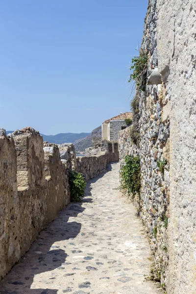 Город-крепость Монемвея (Лакония, Греция, Пелопоннес) ) — стоковое фото