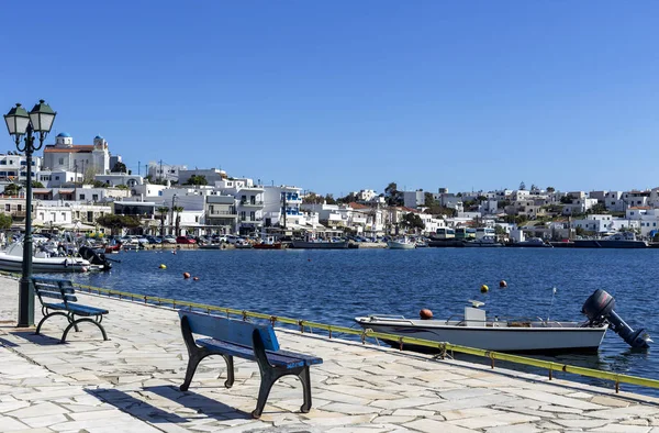 Îles Grecques. Vue du port de Gavrio (île Andros, Cyclade — Photo