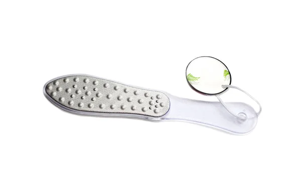 The pedicure laser grater close-up — Stock Photo, Image