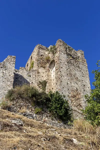 Friluftsmuseum Mistras. Den medeltida staden i Grekland, nära staden Sparta — Stockfoto