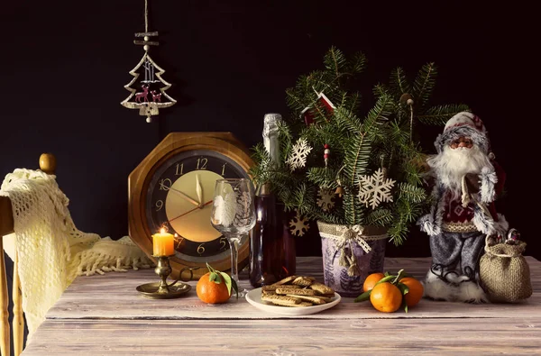 Nieuwjaar en Kerstmis samenstelling. — Stockfoto