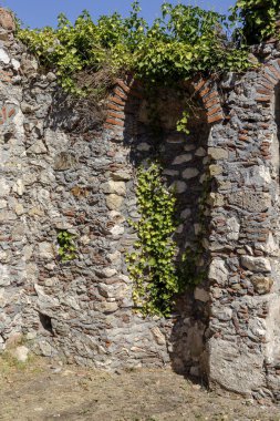Açık hava müzesi Mistras. Yunanistan'da ortaçağ kenti, Sparta kasabası yakınlarında