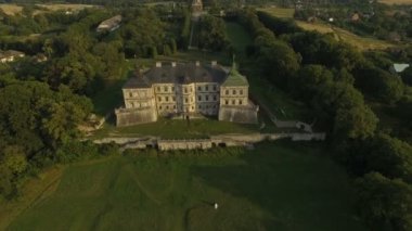 Antik kale hava Üstten Görünüm