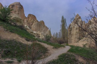Türkiye. Cappadocia. Beyaz vadi