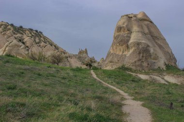 Türkiye. Cappadocia. Beyaz vadi