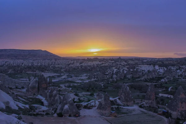 Turkiet Cappadocia Goreme Friluftsmuseum Cave — Stockfoto