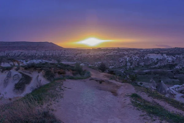 Turcja Cappadocia Goreme Skansenu Jaskinia — Zdjęcie stockowe