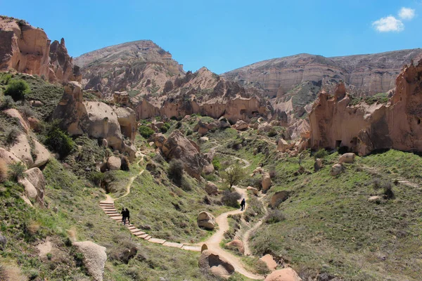 Truthahn Kappadokien Goreme Freilichtmuseum Höhle — Stockfoto