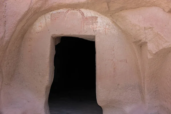 Törökország Cappadocia Göreme Szabadtéri Múzeum Barlang — Stock Fotó