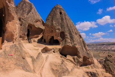 Türkiye. Cappadocia. Hıristiyan kilise kalıntıları