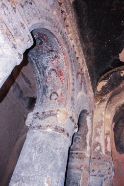 Türkiye. Cappadocia. Hıristiyan kilise kalıntıları