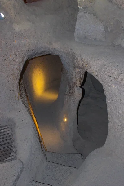 Индейка Каппадокия Древний Подземный Город — стоковое фото