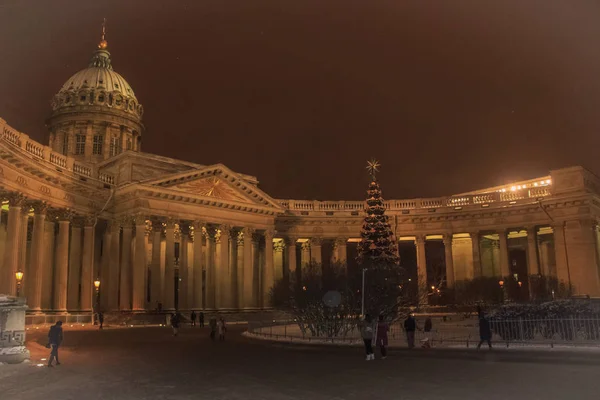 Güzel mimari St. Petersburg. Kış katedralde. Kış cityscape. Kış kar Nehri