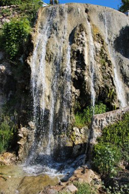 şelale, rock, yeşillik, görünümü, doğal, taş, turizm, dağ, nehir, doğal, güzel, seyahat, peyzaj, yeşil, açık, su, doğa
