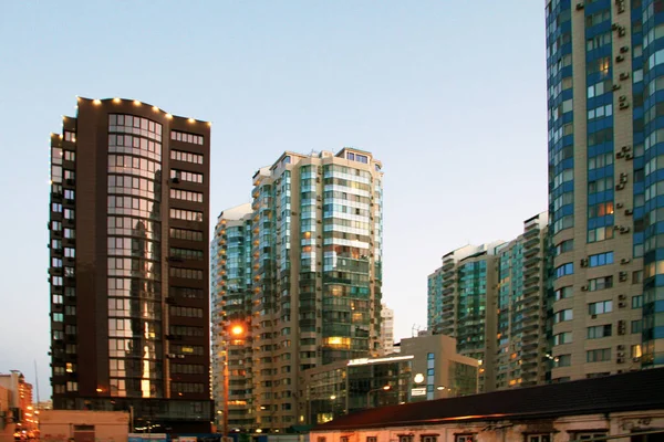 Bela Vista Arquitetura Cidade Noite — Fotografia de Stock