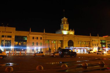 Rusya gece tren istasyonu Krasnodar