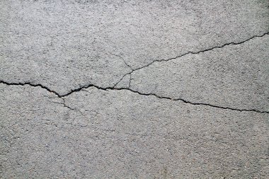 Bir çatlak ile eski duvarın dokusu