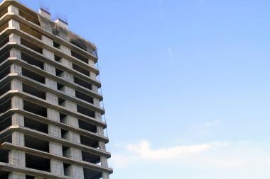 Krasnodar şehrinde yüksek katlı binaların inşaatı