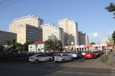 Krasnodar şehrinin güzel manzarası