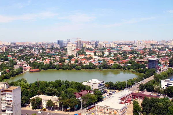 Bela Vista Cidade Krasnodar — Fotografia de Stock