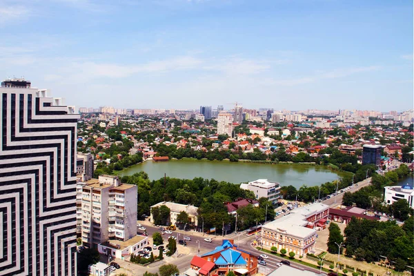 Hermosa Vista Ciudad Krasnodar — Foto de Stock