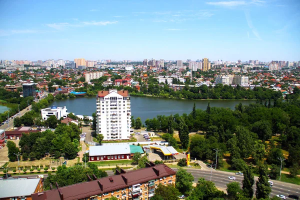 Прекрасний Вид Місто Краснодар — стокове фото