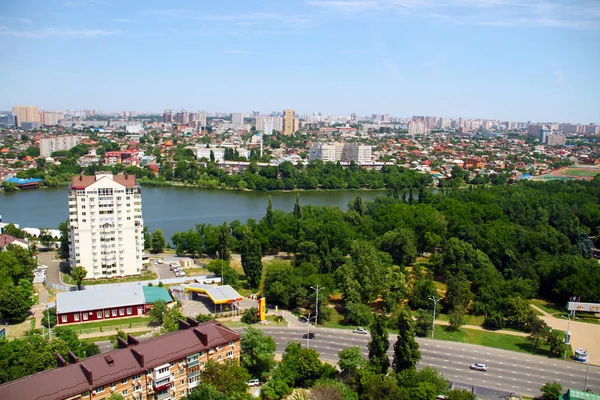 Красивый Вид Город Краснодар — стоковое фото