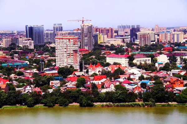 Красивый Вид Город Краснодар — стоковое фото