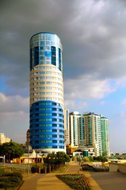 Krasnodar şehrinde binanın güzel görünümü