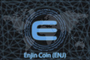 Altın sikke Cryptocurrency gram, ton, Yuvarlak karanlık bir arka plan üzerinde