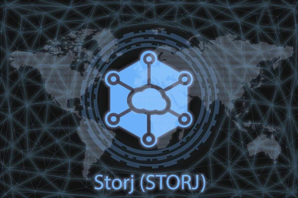 Moneda de oro Criptomoneda gramo, tonelada, Ronda sobre un fondo oscuro —  Fotos de Stock