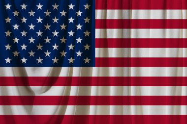 Arka planda bizim bayrağımız var. Tasarımcı çözümleri kavramı.