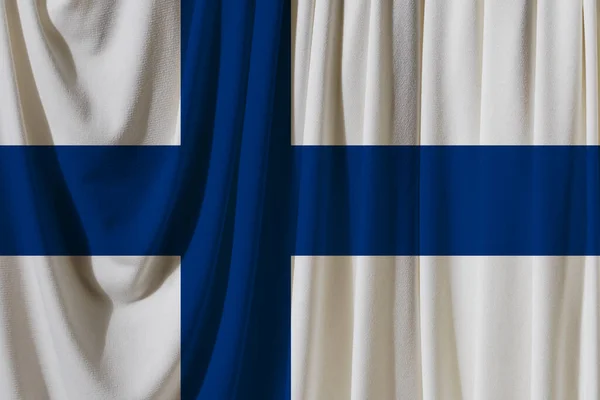 Finland Vlag Achtergrond Textuur Concept Voor Designer Oplossingen — Stockfoto