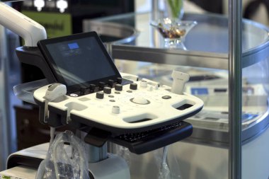 13 Eylül 2018 ultrason makinesi bir sergi Moldexpo, Kişinev, Moldova