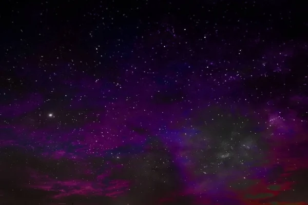 満天の星空 背景画像の紫の抽象的な写真 — ストック写真