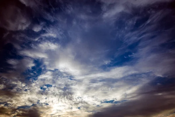Небо Закате Красивое Фоновое Изображение — стоковое фото