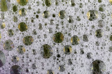 köpük balonlar, closeup arka plan görüntüsü ile fotoğraf