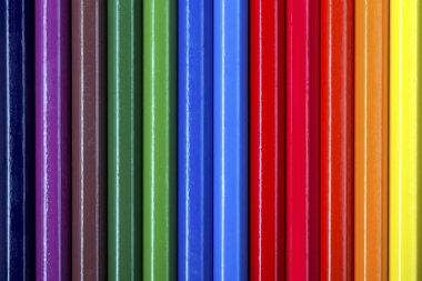 fotoğraf arka plan resmi metin için yer ile renkli kalemler,