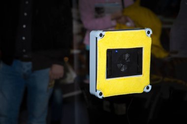 pencere metin için çalışma arka plan görüntü alanına sahip robot Temizleme