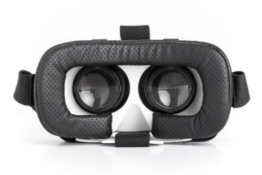 Modern sanal gerçeklik gözlükleri, beyaz arka plan üzerinde. VR gadget kavramı.