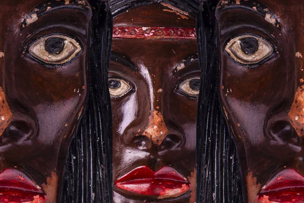 ceramic Indian mask, background image