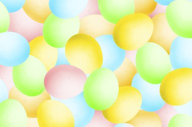 boyalı Paskalya yumurta arka plan