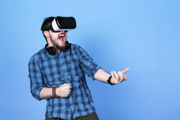 Virtual reality bril spel — Stockfoto