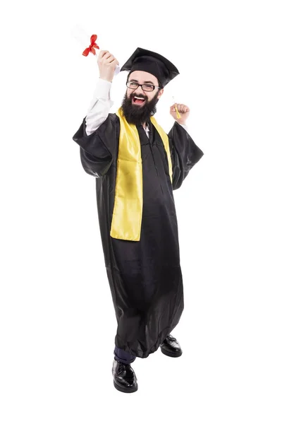 Mutlu mezunu — Stok fotoğraf